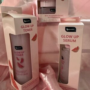 b.pure Glow Up Toner and Serum Set